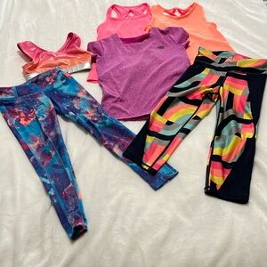 Girls size 4/5 athletic set